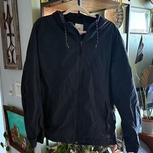 H&M Men's Dark Blue Windbreaker Jacket
